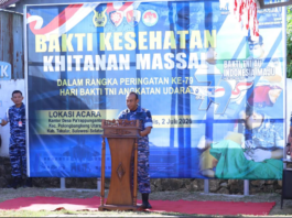 Lanud Sultan Hasanuddin Gelar Khitanan Massal Peringati Hari Bakti ke-79 TNI AU di Takalar