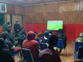 Kodim 1714/Puncak Jaya Gelar Nobar Pertandingan Piala Dunia 2026 di Kabupaten Puncak Jaya