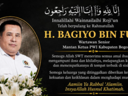 KORANBOGOR.com : Turut Berbela Sungkawa Atas Berpulang H.Bagio ,Mantan Ketua PWI Kab.Bogor
