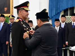 Panglima TNI Hadiri Pelantikan Kapolri dan Wakapolri di Istana Negara